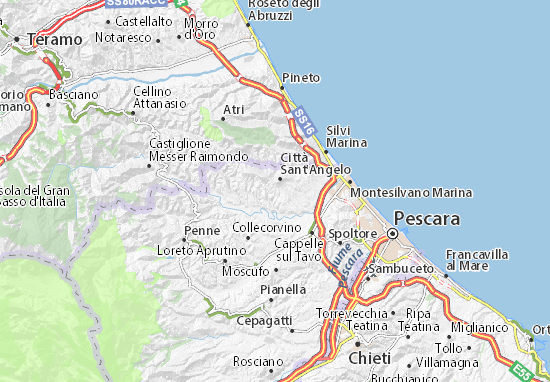 Karte Stadtplan Fonte Nuova