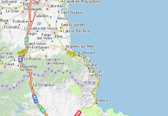 Mapas-Planos Port-Vendres