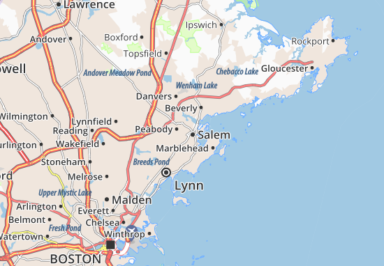 Mapa Salem