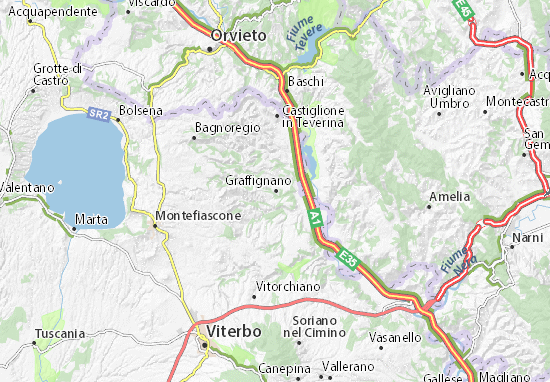 Graffignano Map