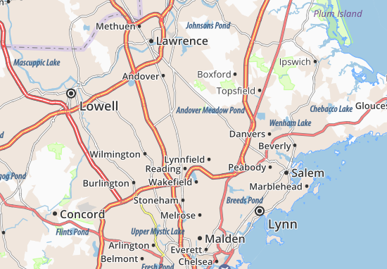 North Reading Map