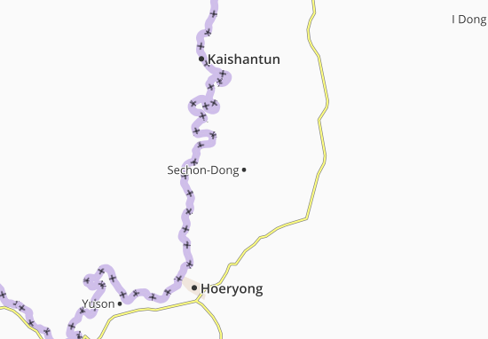 Karte Stadtplan Sechon-Dong