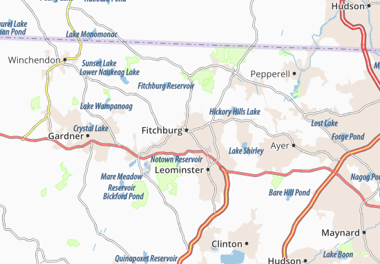 Fitchburg Map