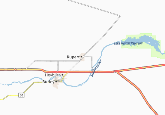 Karte Stadtplan Rupert