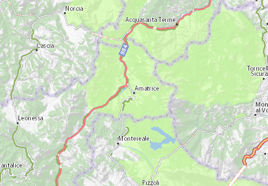 Amatrice Map