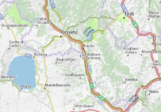 Castiglione in Teverina Map