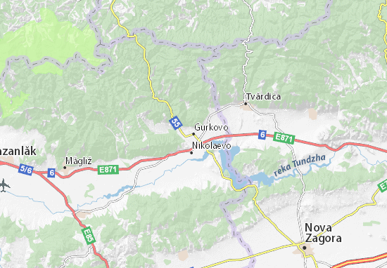 Gurkovo Map