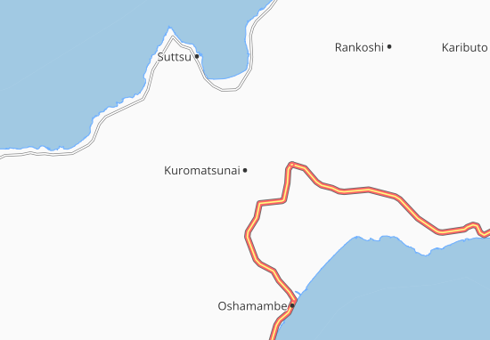 Karte Stadtplan Kuromatsunai