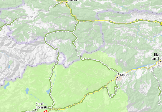 Col de Jau Map