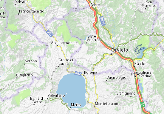 Castel Giorgio Map