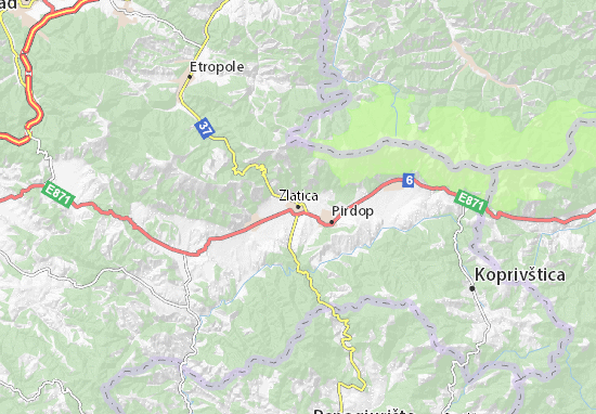 Zlatica Map