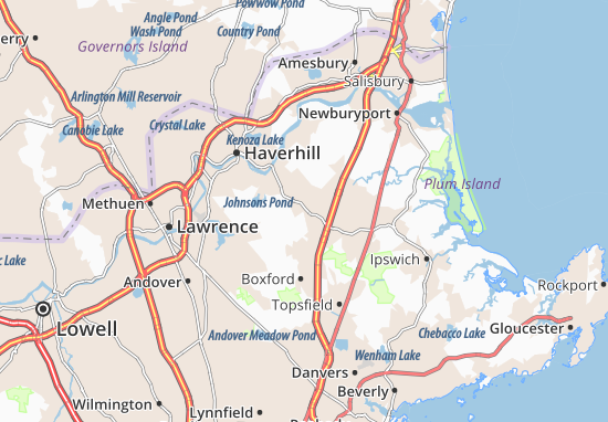Karte Stadtplan Georgetown