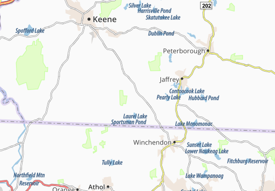 Kaart Plattegrond Fitzwilliam