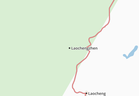 Kaart Plattegrond Laochengzhen
