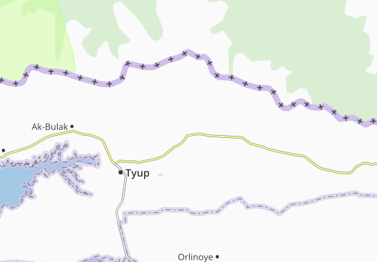 Karte Stadtplan Taldy-Suu