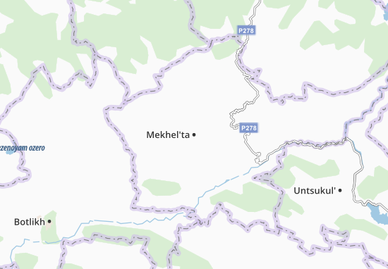 Karte Stadtplan Mekhel&#x27;ta