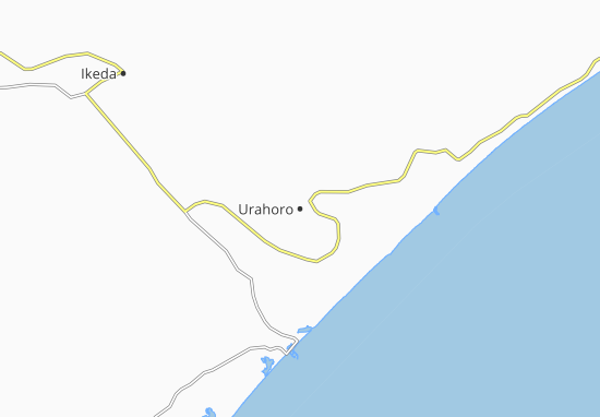 Mapa Urahoro