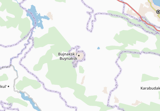 Mapa Bujnaksk