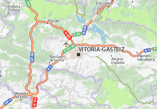 Carte-Plan Vitoria-Gasteiz
