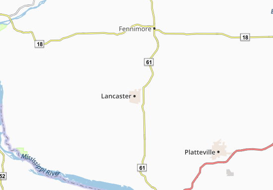 Kaart Plattegrond Lancaster