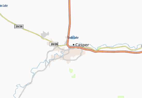 Karte Stadtplan Casper