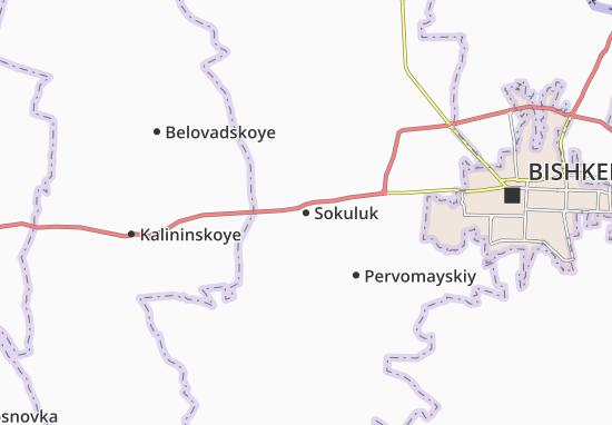 Karte Stadtplan Sokuluk