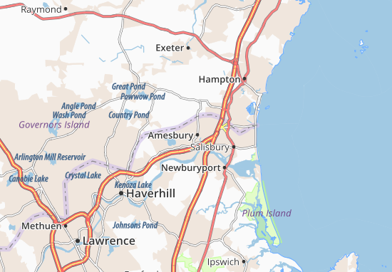 Amesbury Map