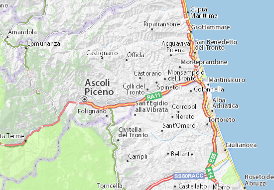 Piattoni-Villa Sant&#x27;Antonio Map