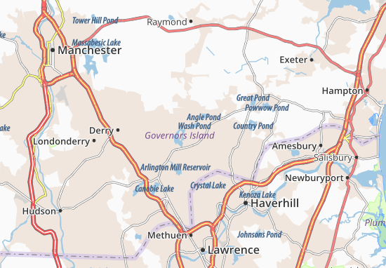 Mapa Hampstead