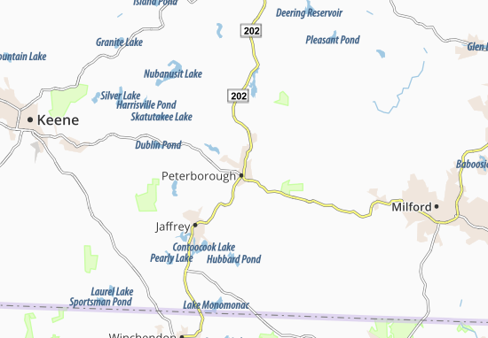 Kaart Plattegrond Peterborough