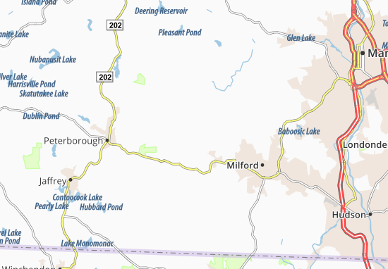 Mapa Lyndeborough