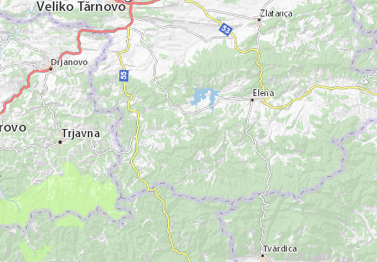 Karte Stadtplan Badevtsi