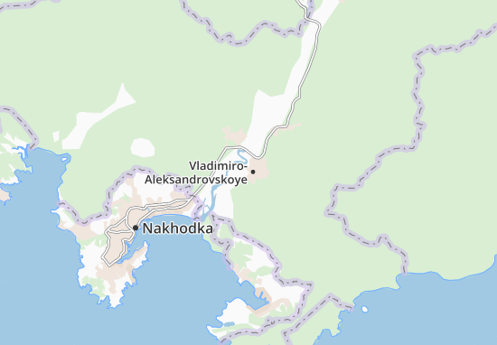 Karte Stadtplan Vladimiro-Aleksandrovskoye