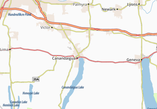 Canandaigua Map