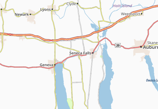 Karte Stadtplan Waterloo