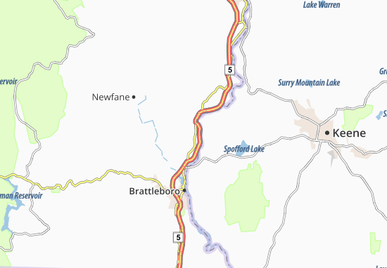 East Dummerston Map