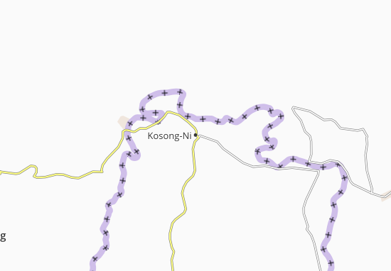 Karte Stadtplan Kosong-Ni