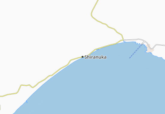 Karte Stadtplan Shiranuka