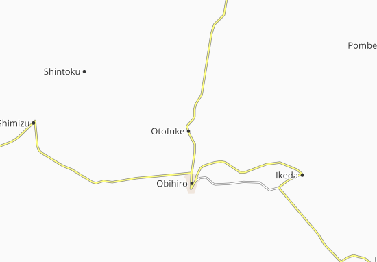 Mapa Otofuke