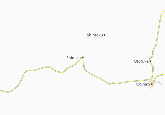 Kaart Plattegrond Shimizu
