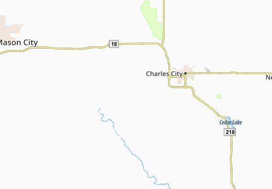 Kaart Plattegrond Roseville