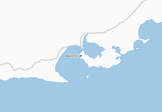 Mapa Akkeshi