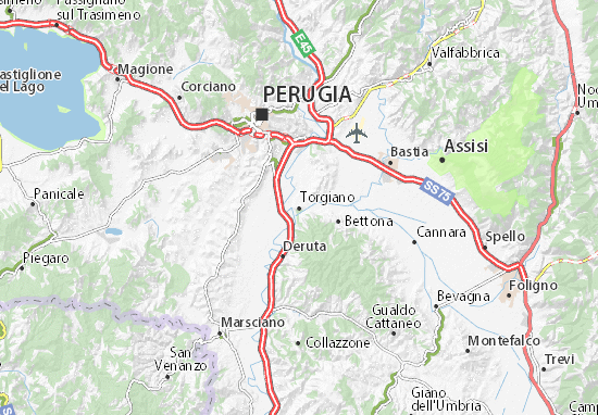 Torgiano Map
