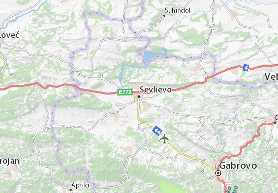 Karte Stadtplan Sevlievo
