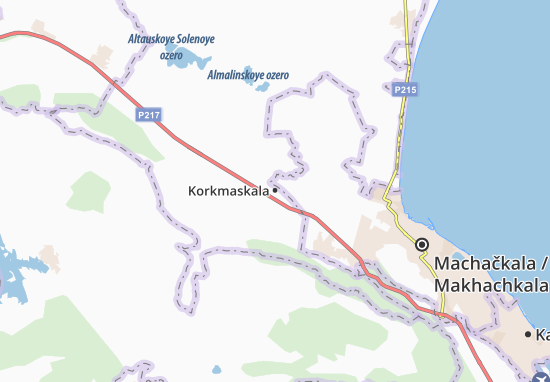 Korkmaskala Map