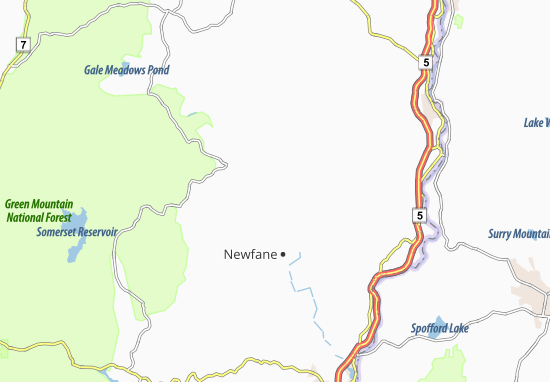 Kaart Plattegrond Townshend