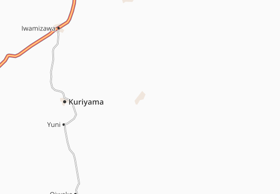 Mapa Yubari