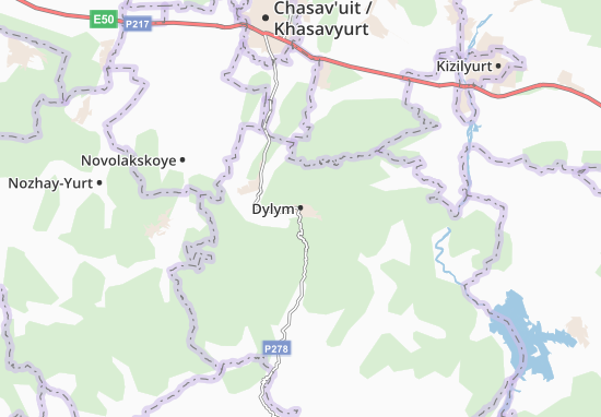 Mapa Dylym
