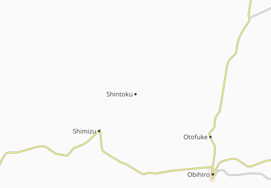 Kaart Plattegrond Shintoku