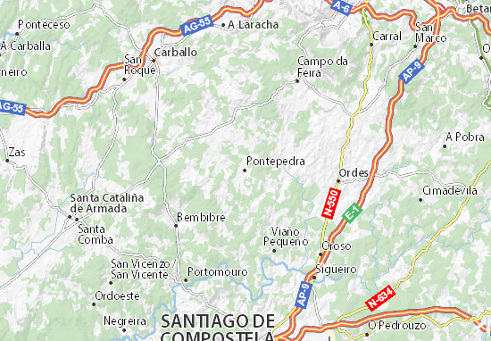 Pontepedra Map